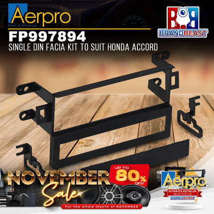 Aerpro FP997894 Black Facia Kit Suit Honda Accord 1999 - 2002