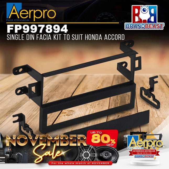 Aerpro FP997894 Black Facia Kit Suit Honda Accord 1999 - 2002