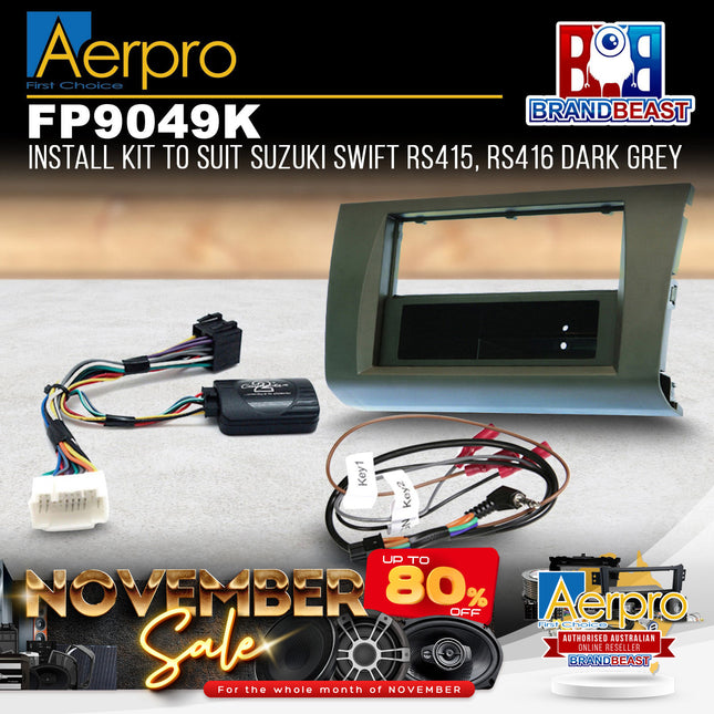 Aerpro FP9049K Single/Double DIN Install Kit Suit Suzuki Swift RS415, RS416