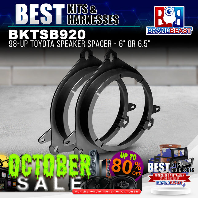 BestKits BKTSB920 OEM Style Toyota 6″ Speaker Spacers