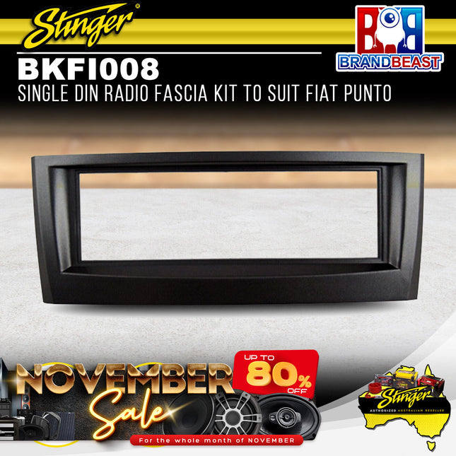 Stinger BKFI008 Single DIN Radio Fascia Kit to Suit Fiat Punto