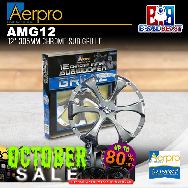 Aerpro AMG12 12" 305mm Chrome Sub Grille