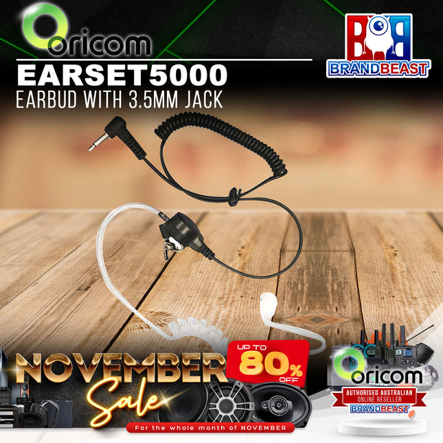 Oricom EARSET5000 Earbud with 3.5mm Jack