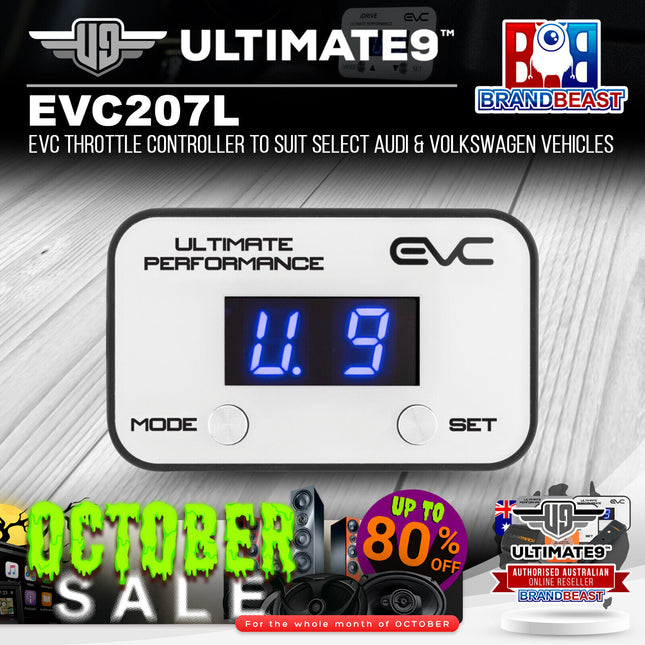 Ultimate9 EVC207L EVC Throttle Controller to Suit Select Audi & Volkswagen Vehicles