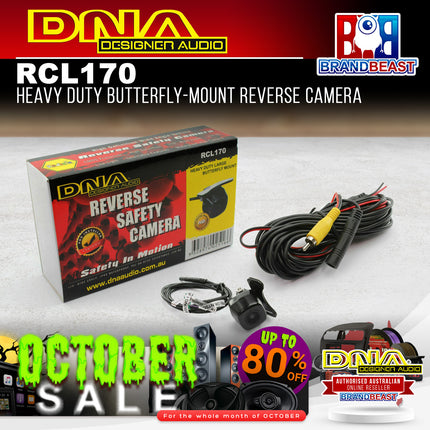 DNA RCL170 CMOS Reverse Camera Large Butterfly Mount - PAL/NTSC