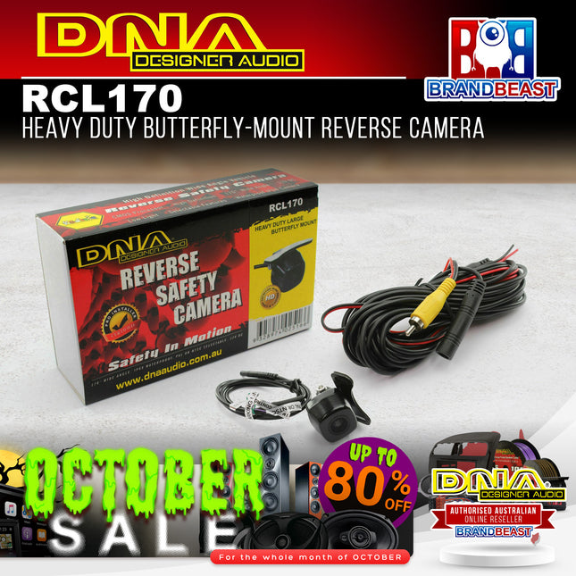 DNA RCL170 CMOS Reverse Camera Large Butterfly Mount - PAL/NTSC