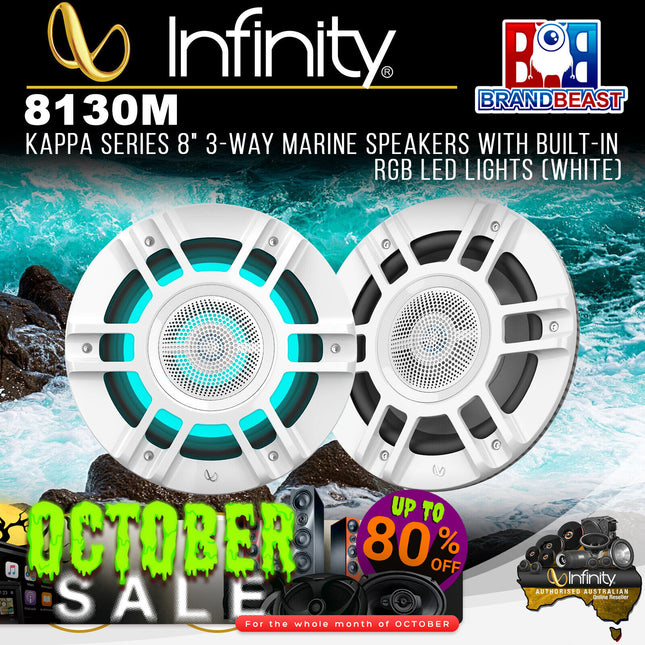 Infinity 8130M Kappa One Pair 8" 3-Way Convertible
