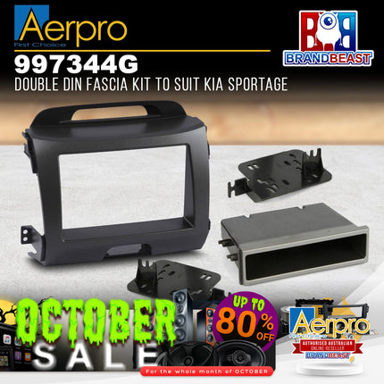 Aerpro 997344G Single/Double DIN Facia Kit to Suit Kia Sportage