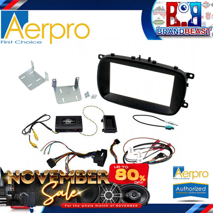 Aerpro FP8125K Double DIN Stereo Install Kit to Suit Fiat 500X