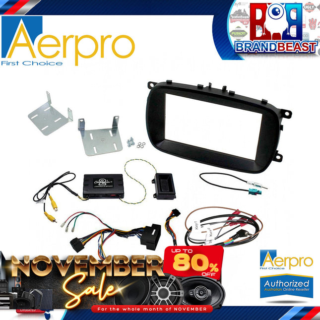 Aerpro FP8125K Double DIN Stereo Install Kit to Suit Fiat 500X
