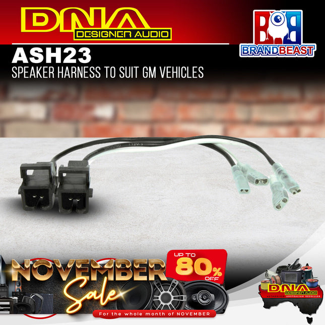 DNA ASH23 Speaker Harness to Suit GM Vehicles
