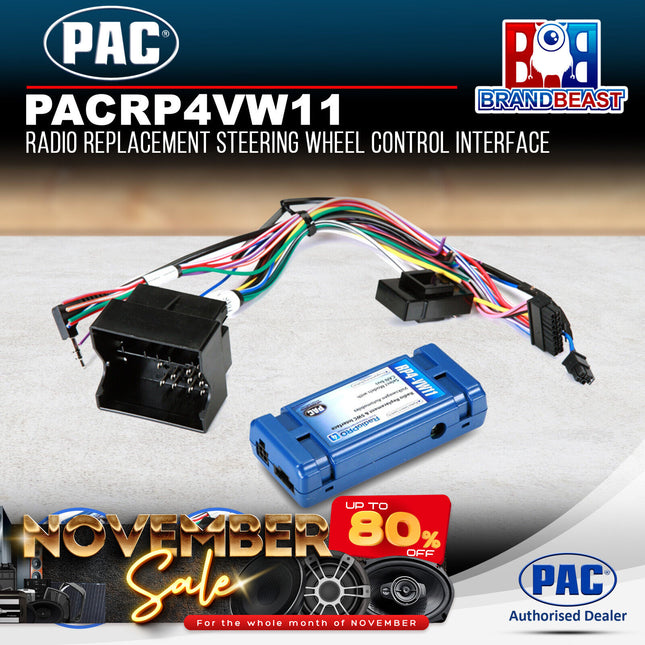 PAC RP4VW11 RadioPRO4 Replacement Interface For Volkswagen Touareg 2004-2010