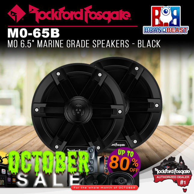 Rockford Fosgate M0-65B M0 6.5" Marine Grade Speakers - Black