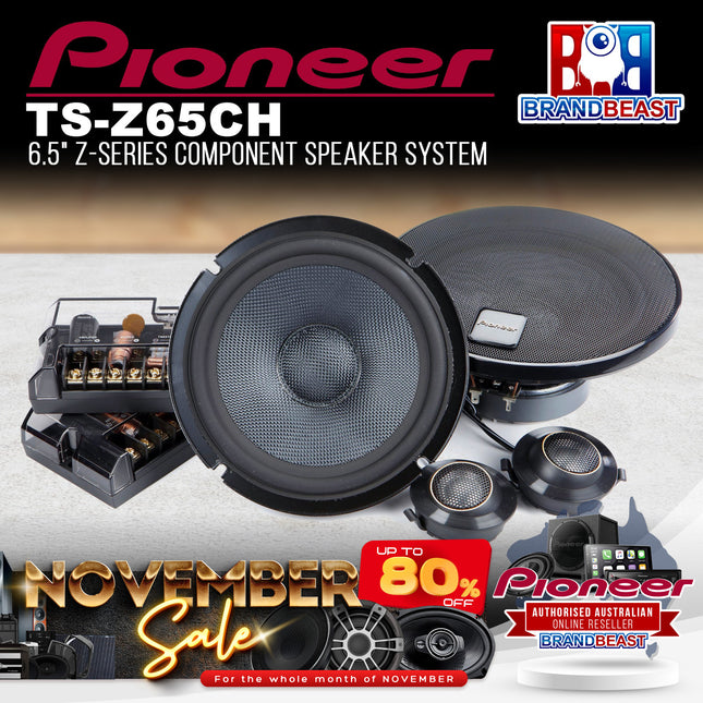 Pioneer TS-Z65CH 330W 6.5" Coaxial 2-Way Component Speaker System
