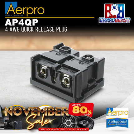 Aerpro AP4QP 4 AWG Quick Release Plug