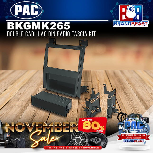 PAC BKGMK265 Bestkits Cadillac Double DIN Radio Fascia Kit