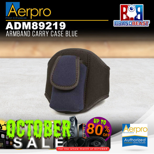Aerpro ADM89219 Armband MP3 Carry Case - Blue