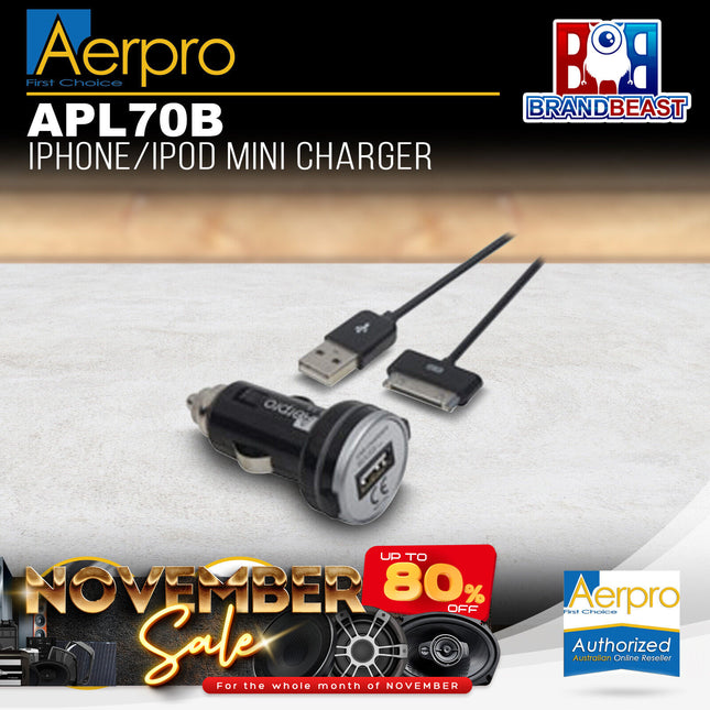 Aerpro APL70B iPhone/iPod Mini Charger