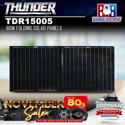 Thunder TDR15005 80W Folding Solar Panel