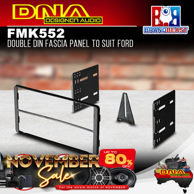 DNA FM-K552 Double DIN Fascia Panel To Suit Ford