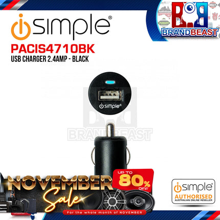 iSimple PACIS4710BK USB Fast Charger