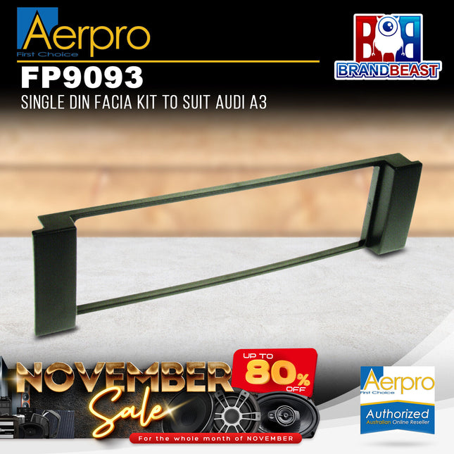 Aerpro FP9093 Single DIN Facia Kit to Suit Audi A3