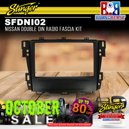 Stinger SFDNI02 Nissan Double DIN Radio Fascia Kit