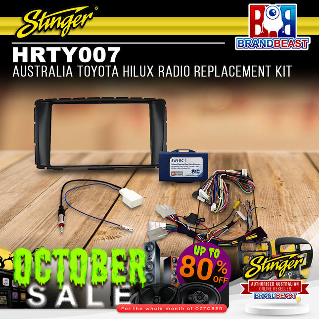Stinger HRTY007 Toyota Hilux Radio Replacement Kit