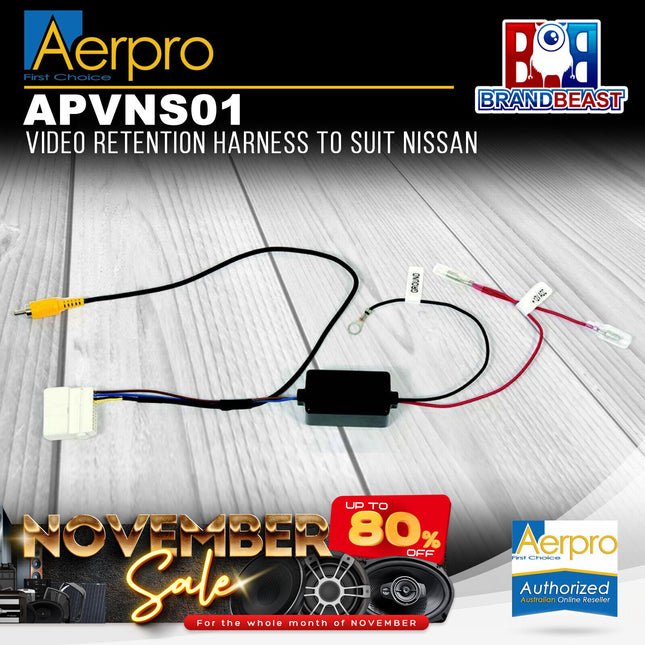 Aerpro APVNS01 Video Retention Harness to Suit Nissan