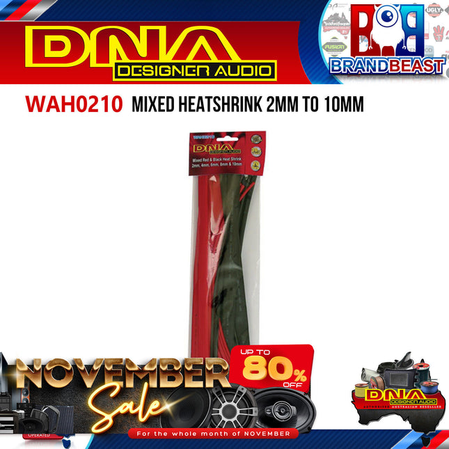 DNA WAH0210 2mm To 10mm Mixed Heatshrink