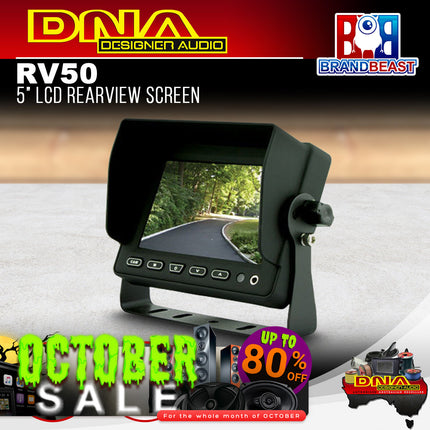 DNA RV50 5" 3-Channel LCD Rearview Screen