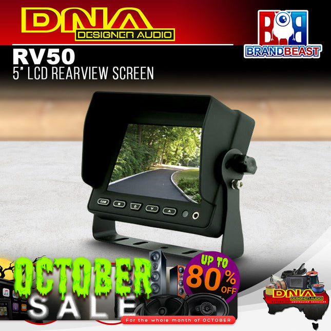 DNA RV50 5" 3-Channel LCD Rearview Screen