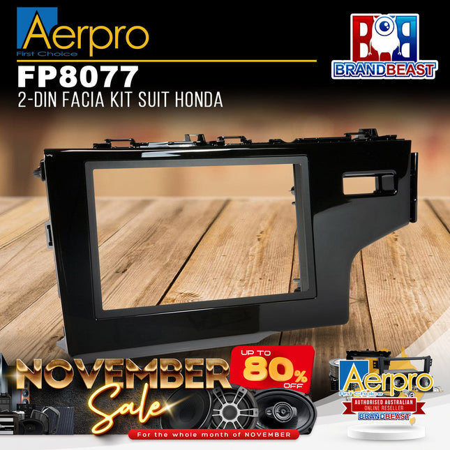 Aerpro FP8077 2-DIN Facia Kit Suit Honda Jazz/Fit GF 2014-On