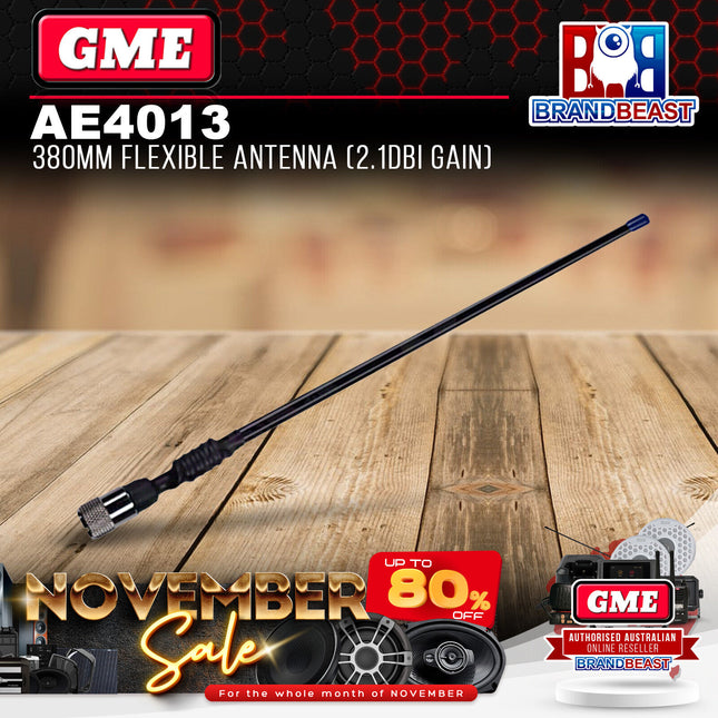 GME AE4013 380mm Flexible Antenna (2.1dbi Gain)