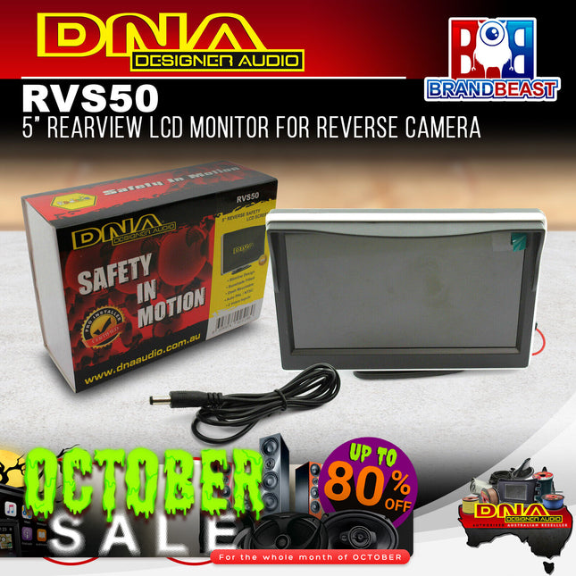 DNA RVS50 5" LCD Rearview Monitor