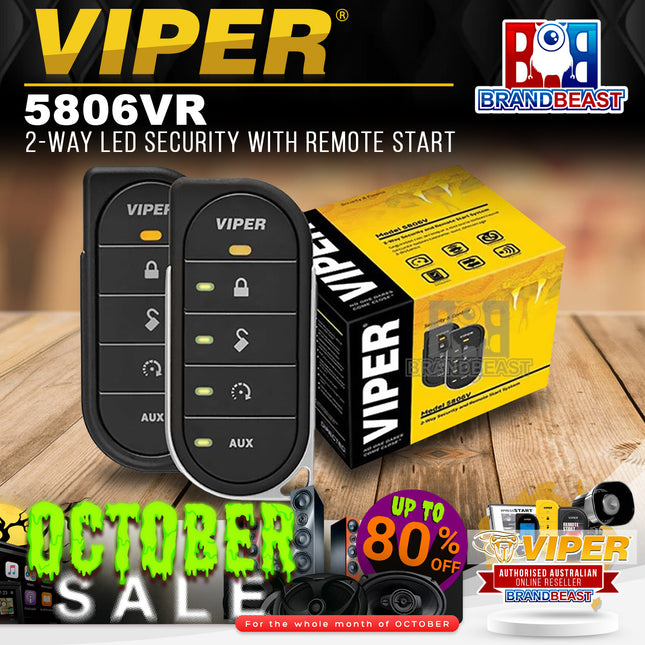 Viper 5806VR 2-Way LED Security with Remote Start