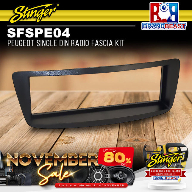 Stinger SFSPE04 Peugeot Single DIN Radio Fascia Kit