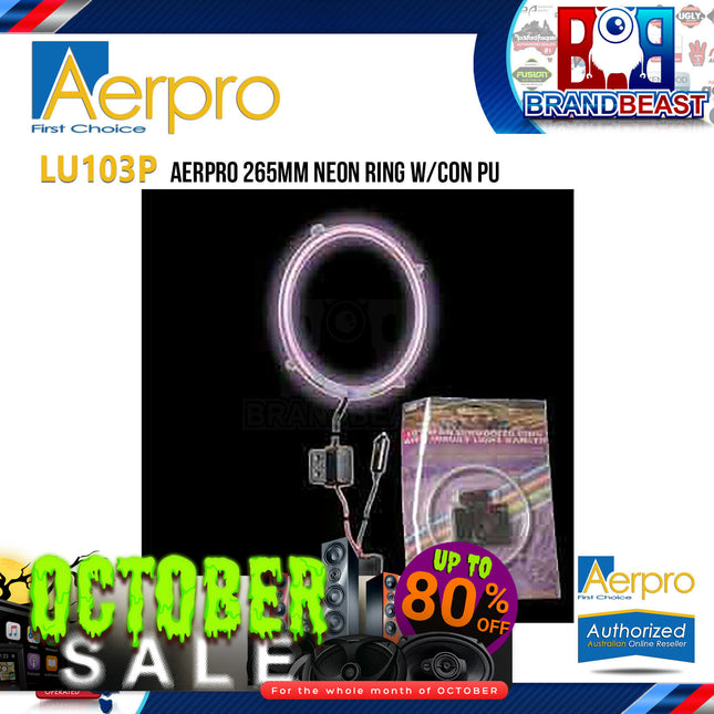 Aerpro LU103P 265mm LED Neon Ring with Con Pink
