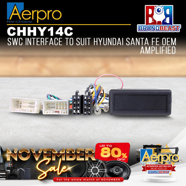 Aerpro CHHY14C Steering Wheel Control Interface to Suit Hyundai Santa Fe