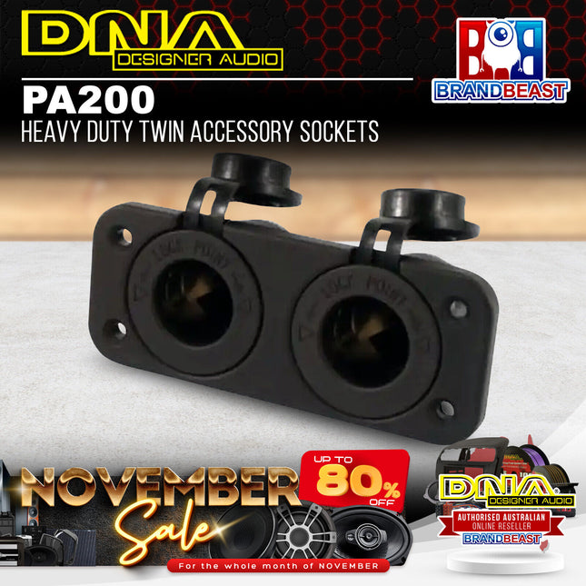DNA PA200 Heavy-Duty Twin Accessory Sockets