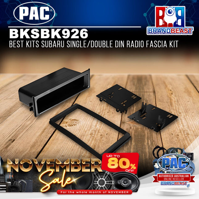 PAC BKSBK926 Best Kits Subaru Single/Double DIN Radio Fascia Kit