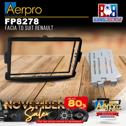 Aerpro FP8278 Facia To Suit Renault