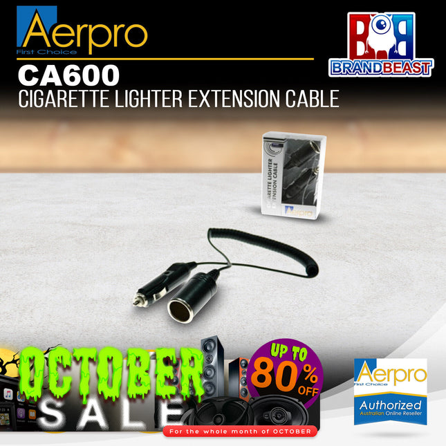 Aerpro CA600 Cigarette Lighter Extension Cable