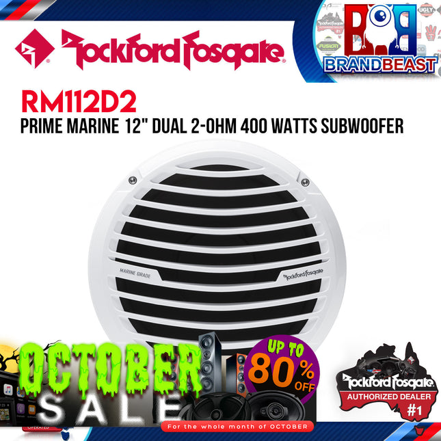 Rockford Fosgate RM112D2 Prime 12" Dual 2-Ohm Subwoofer