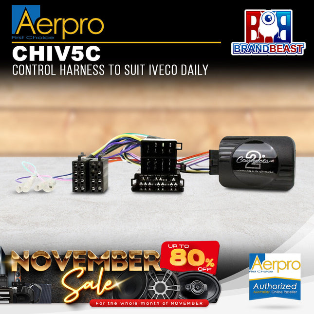 Aerpro CHIV5C Control Harness to Suit Iveco Daily 2014-2017