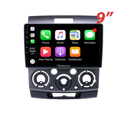 Nakamichi NA9MAZDABT5020062011 9" Wireless CarPlay Mazda BT-50 2006-2011