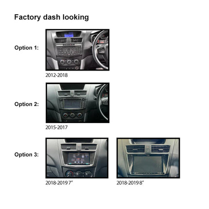 Nakamichi NA9MAZDABT5020122019 9" Wireless CarPlay Mazda BT-50 2012-2019