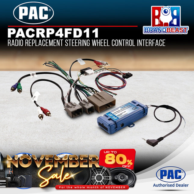 PAC RP4FD11 RadioPRO4 Radio Replacement Interface to Suit Ford 2005-2014
