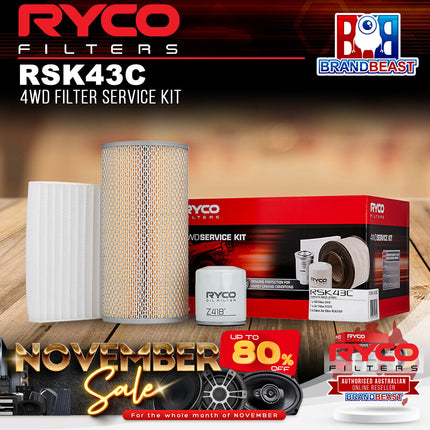 Ryco RSK43C 4WD Filter Service Kit