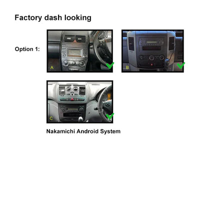 Nakamichi NA9MERCEDESVITO 9" Wireless CarPlay Mercedes B Class Viano Vito Sprinter